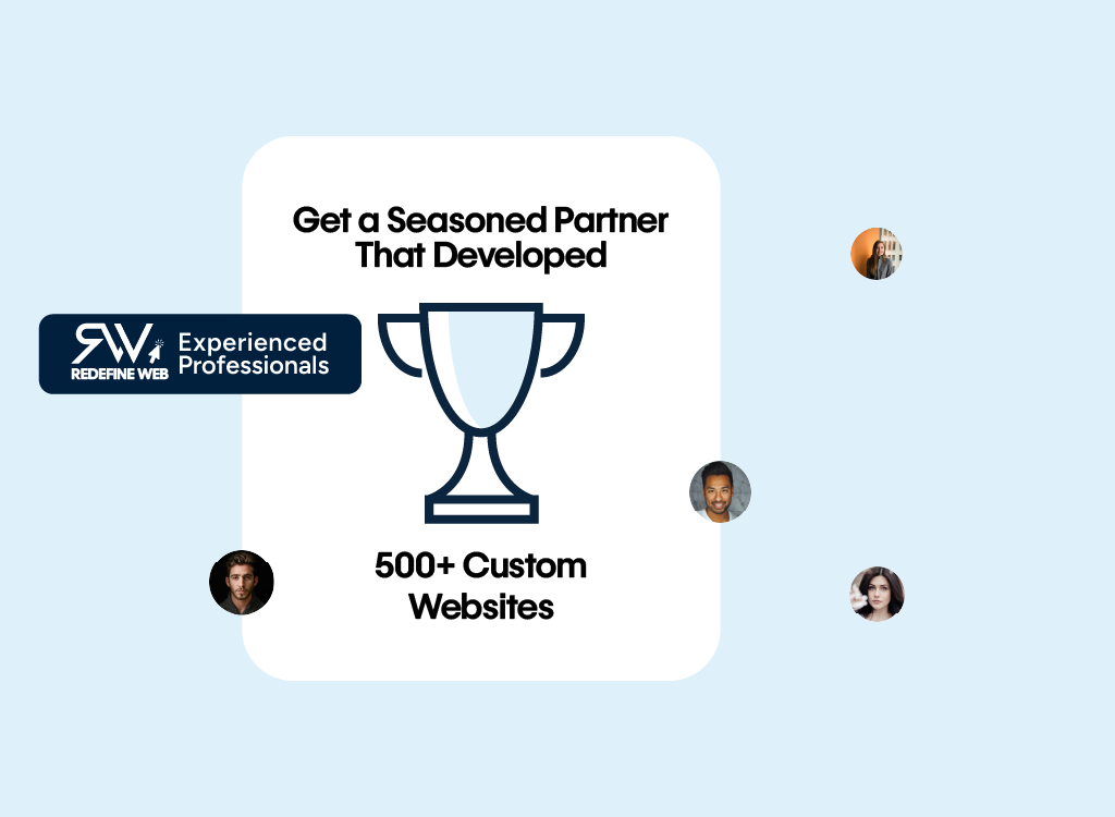 Award for custom website development